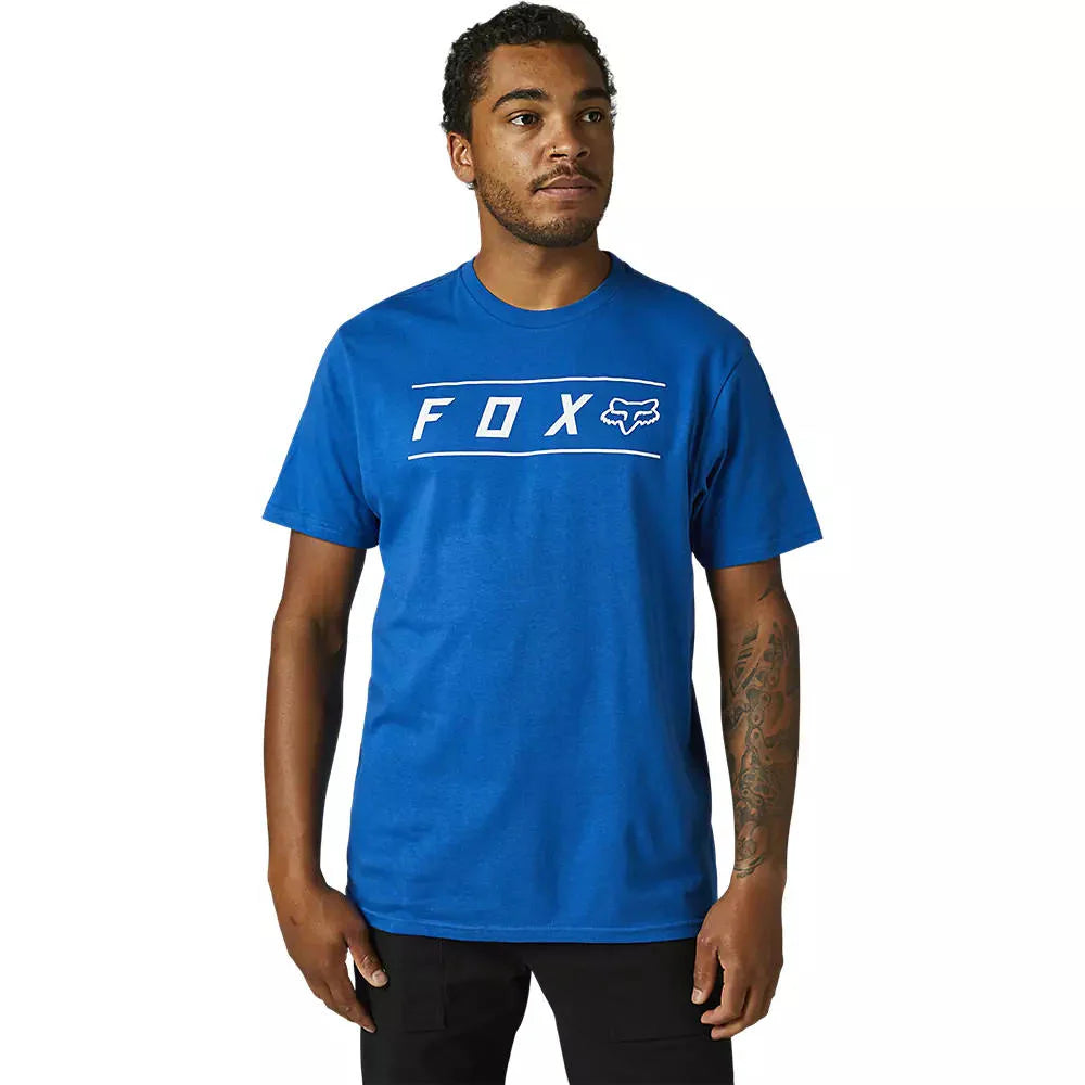 Polera FOX RACING Manga Corta PINNACLE PREMIUM Azul