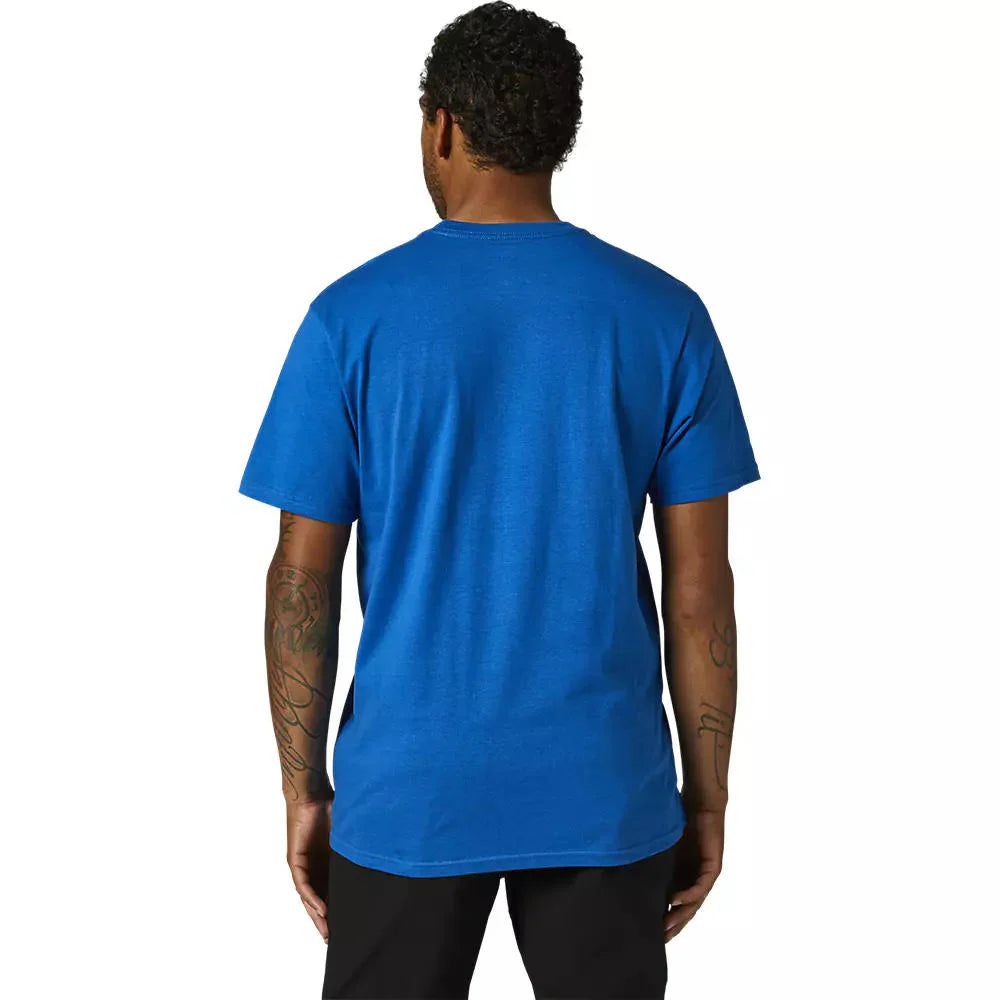 Polera FOX RACING Manga Corta PINNACLE PREMIUM Azul