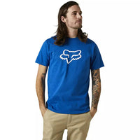 Polera FOX RACING Manga Corta LEGACY HEAD Azul