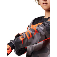 Jersey Niño FOX Racing 180 BNKR Naranja Camo