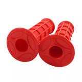 Puño Universal Moto Waffle Rojo