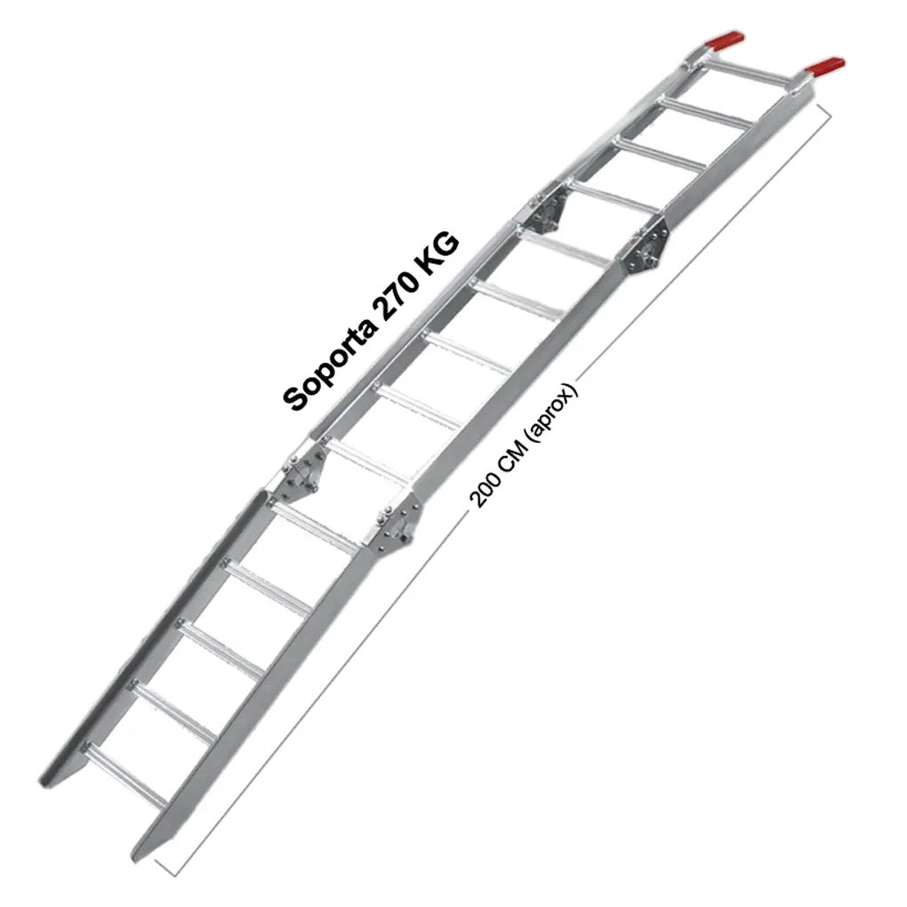 Rampa Moto ATV 4RS Aluminio Plegable 3 Cuerpos