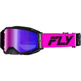 Antiparra FLY RACING ZONE PRO Espejada Rosada