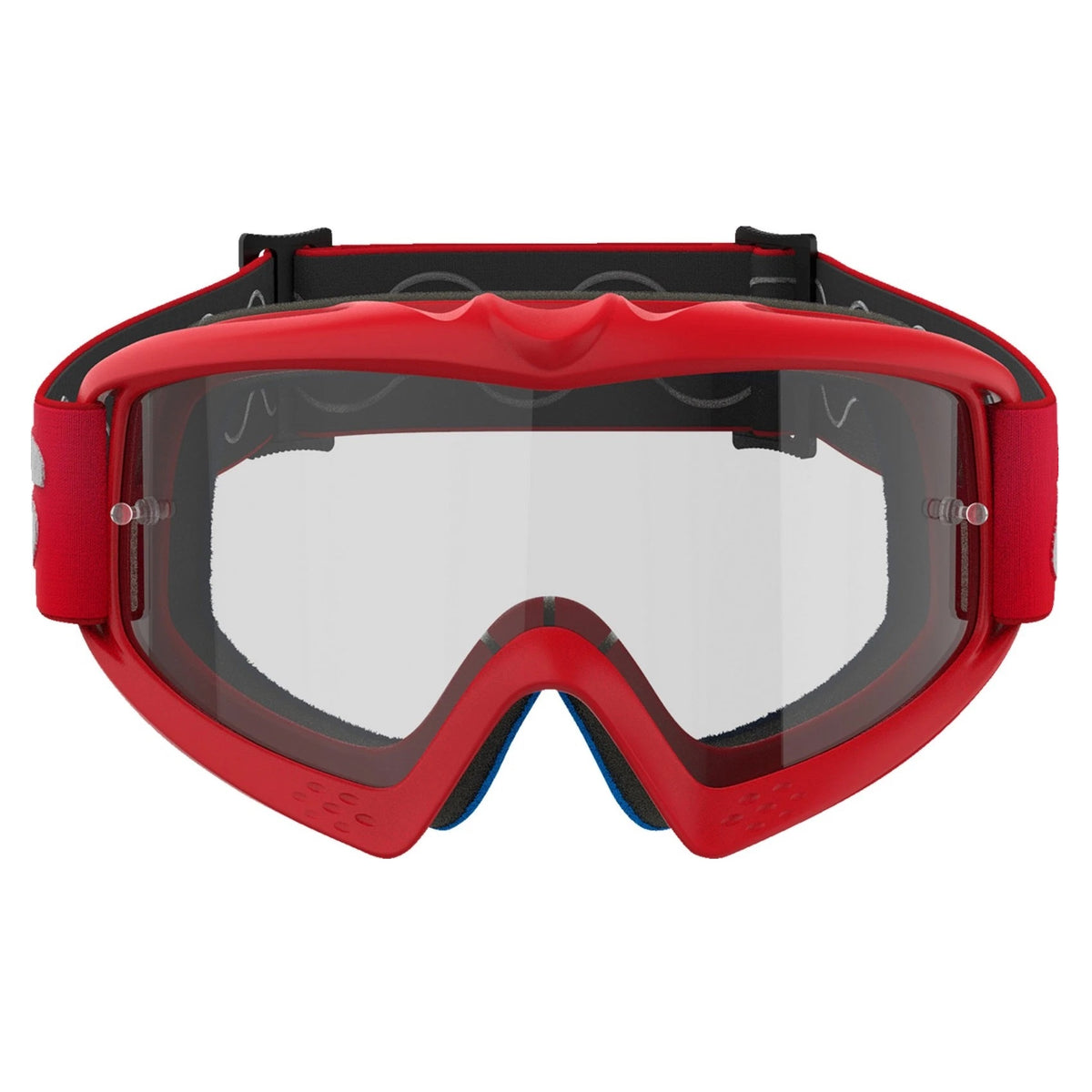 Antiparra Niño ALPINESTARS Vision Blaze Roja - Mica Transparente