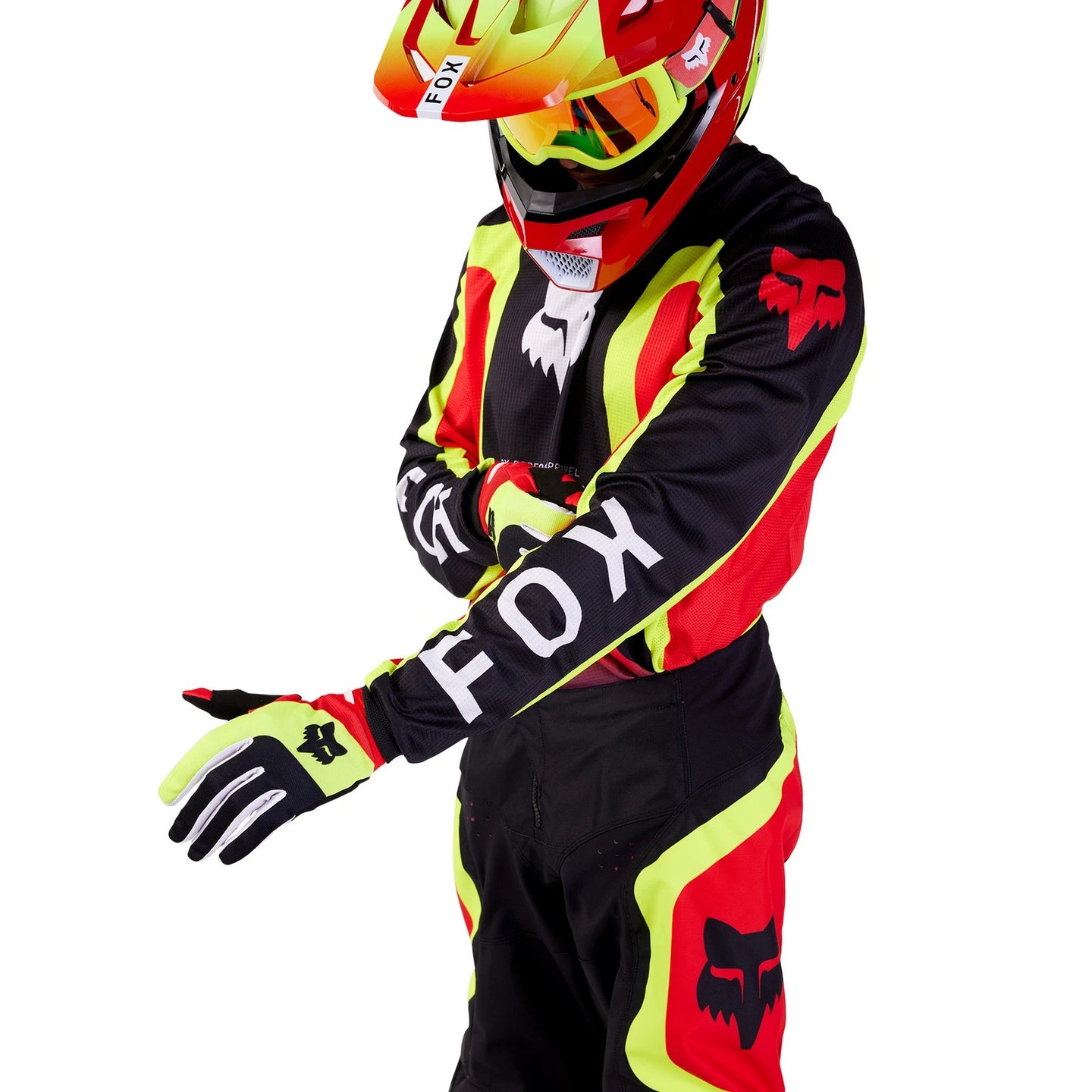 Jersey FOX Racing 180 BALLAST Roja Flúor