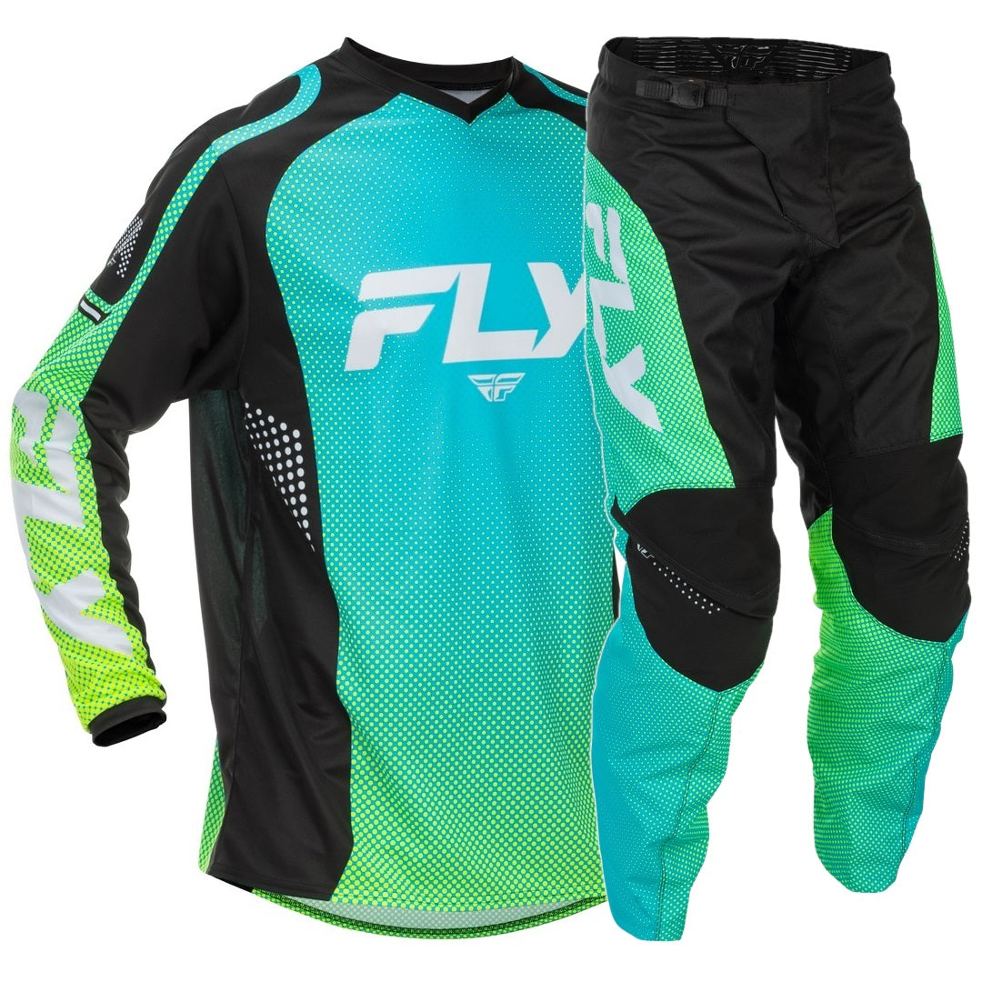 Traje FLY RACING F-16 2026 Flúor Aqua Limited