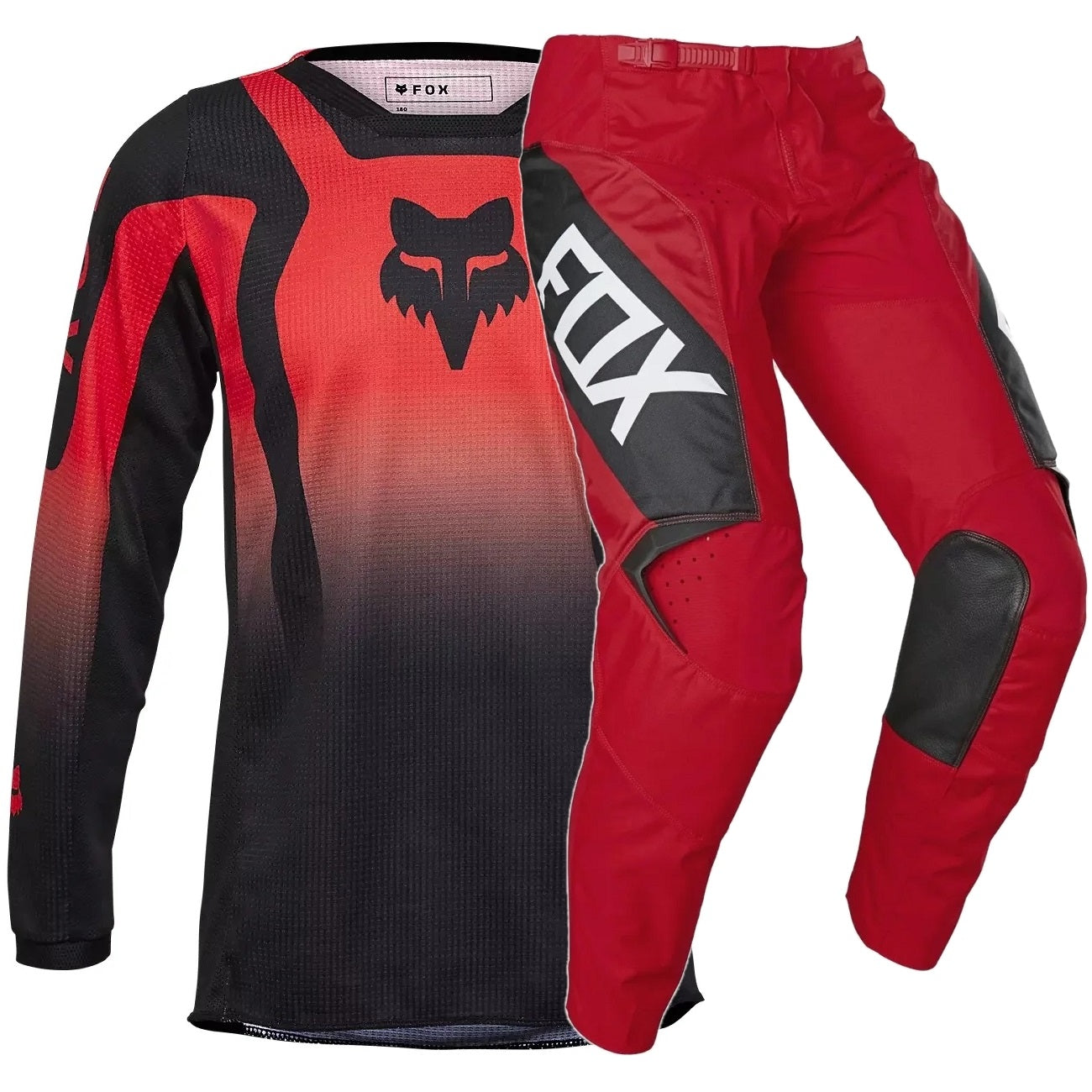 Traje Niño FOX RACING 180 REVN & LEAN Rojo