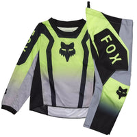 Traje Infantil FOX RACING 180 LEAN Amarillo Flúor