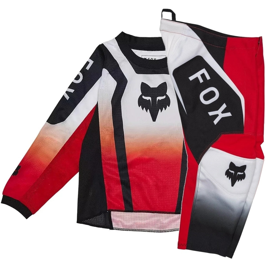 Traje Infantil FOX RACING 180 LEAN Rojo