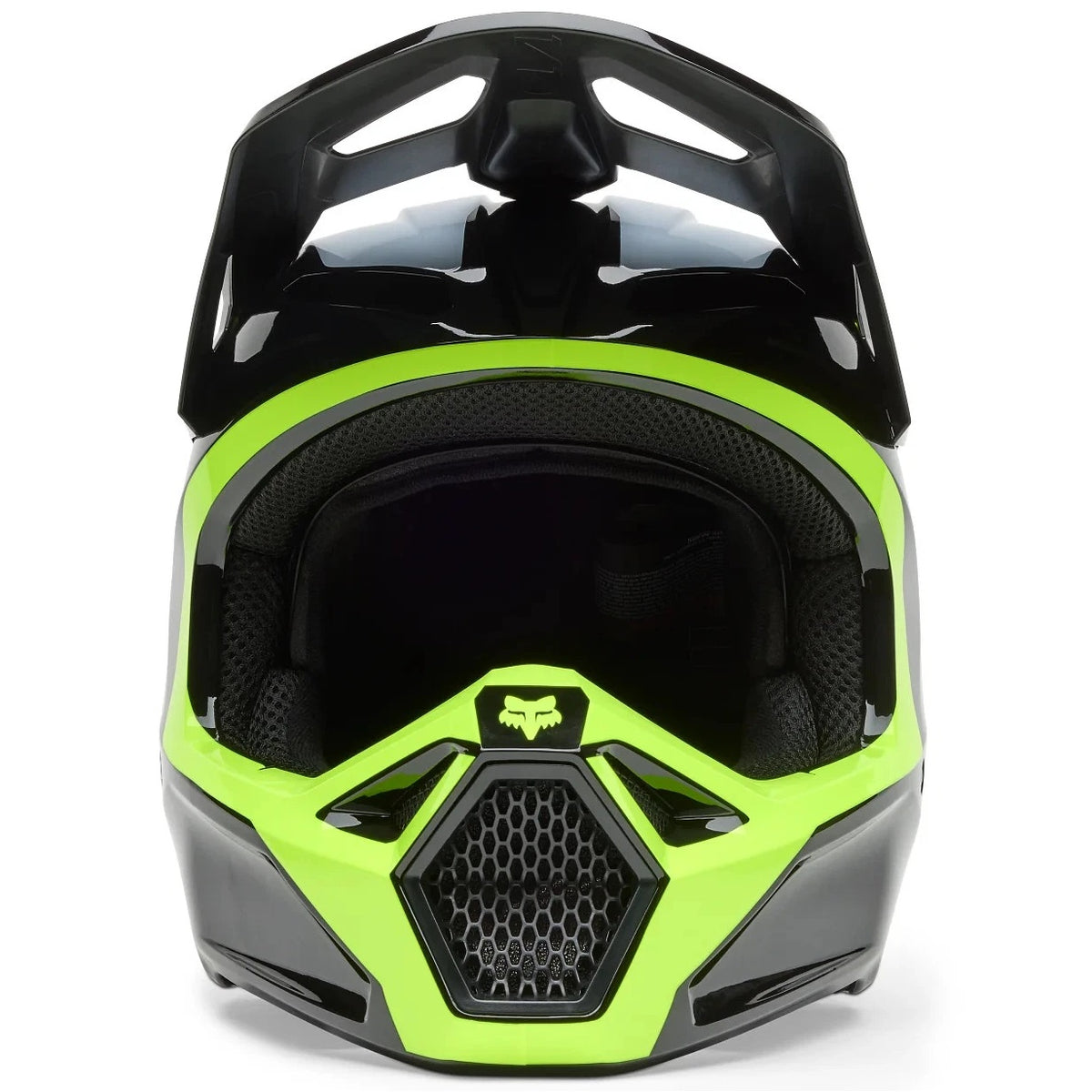 Casco FOX RACING V1 Flow Flúor