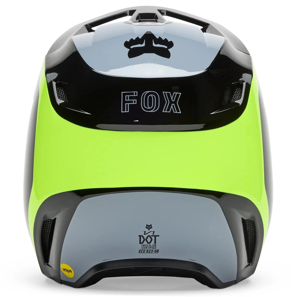 Casco FOX RACING V1 Flow Flúor