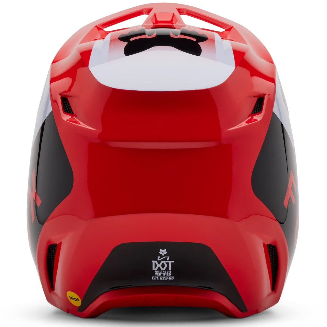Casco FOX RACING V1 Lean Rojo Flúor
